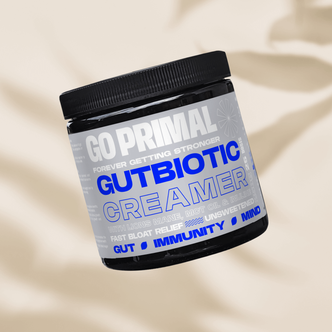 Pro and Prebiotic Creamer Gutbiotic packaging